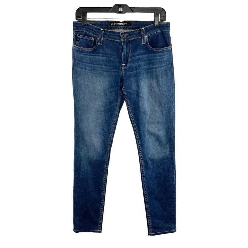 Big Star Alex Mid Rise Skinny Jeans Women's Waist Size 28